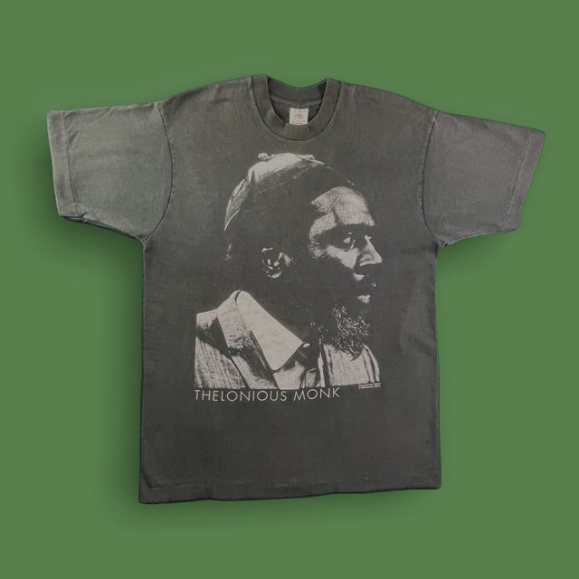 ま*い様 ヴィンテージ Thelonious Monk Tシャツ ジャズ ピアニ セロニアスモンク MONK ジムマーシャル写真 jazz tシャツ