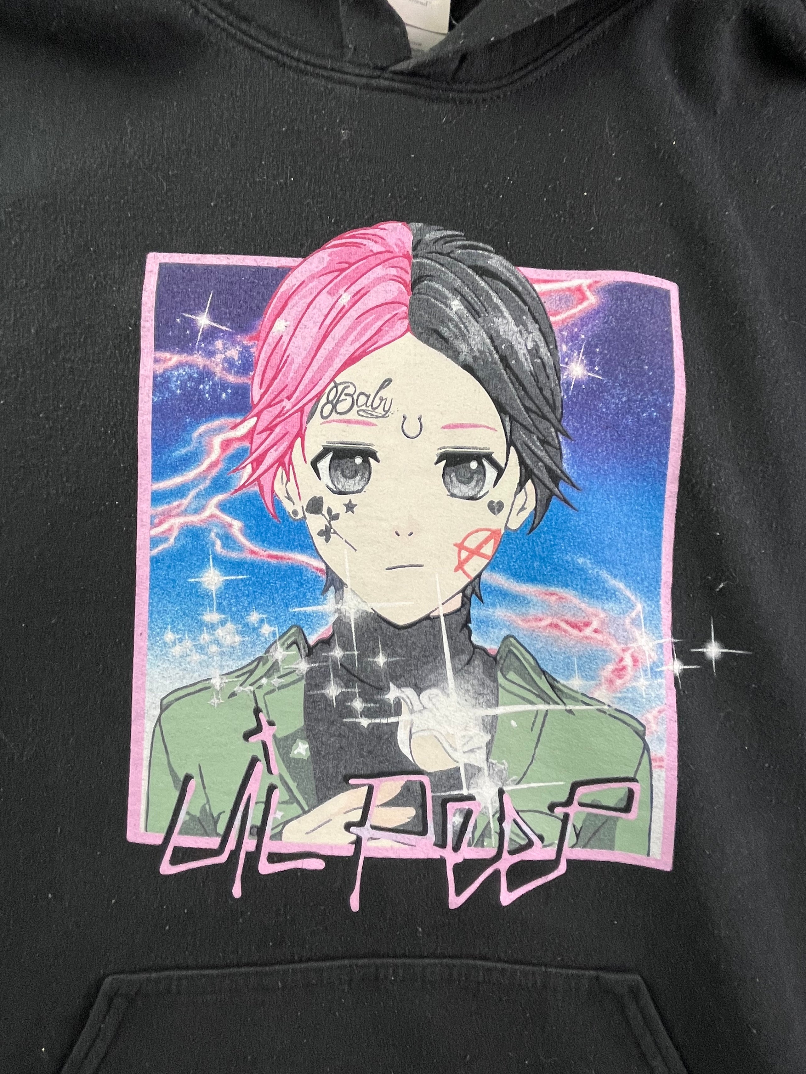 Lil peep cartoon hoodie deals